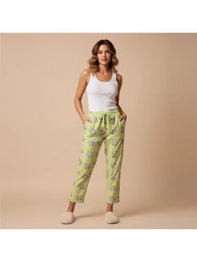 Disney Thumper Women's Pajama Pants Size L Green White gray pink blue
